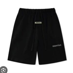 Essentials Fear Of God Black Shorts